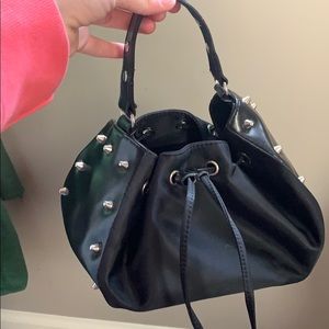 Mini black purse